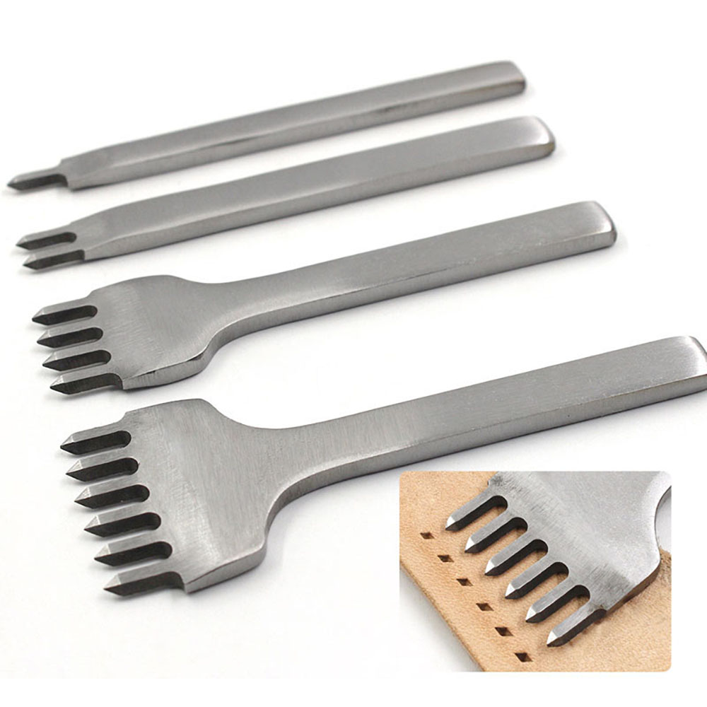 Leatherwork Punch - 3/4/5/6mm Spacing Punch Tool For Leather