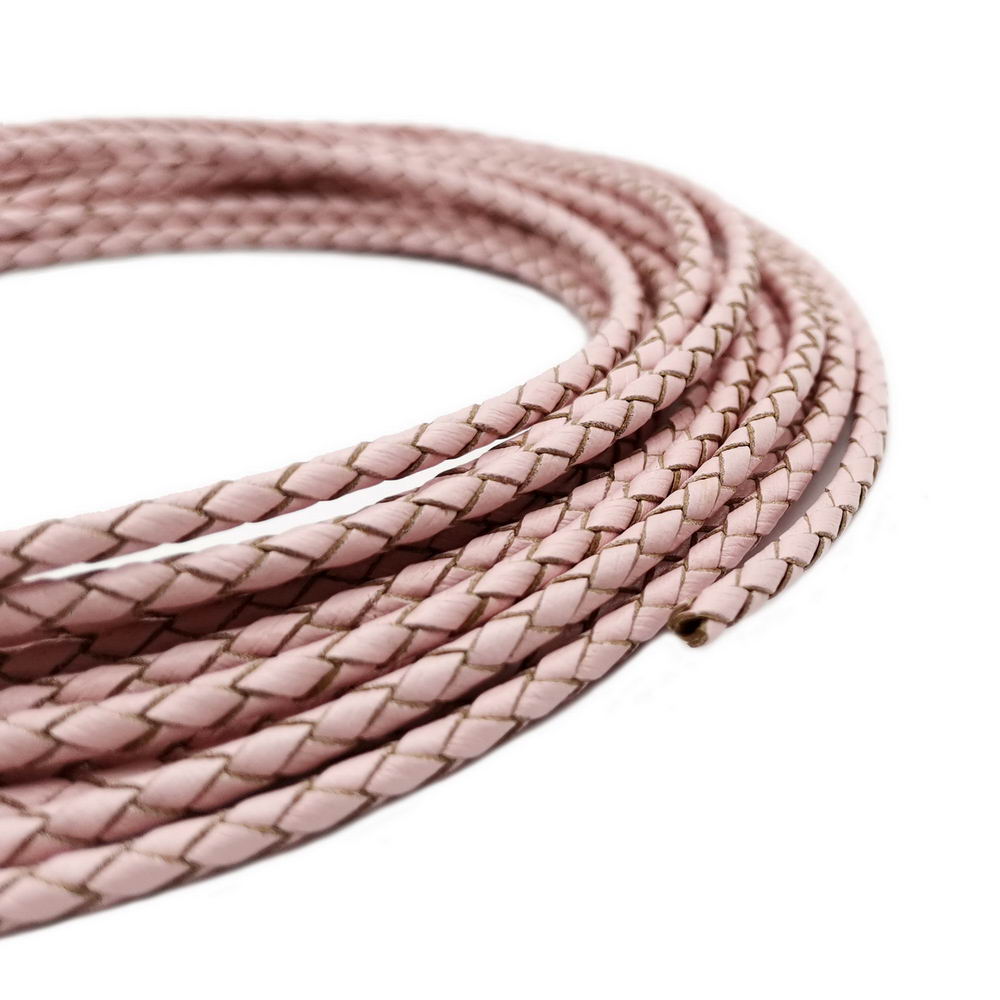 Leatherwork Jewelry - Aaazee 2 Yards 4mm Round Baby