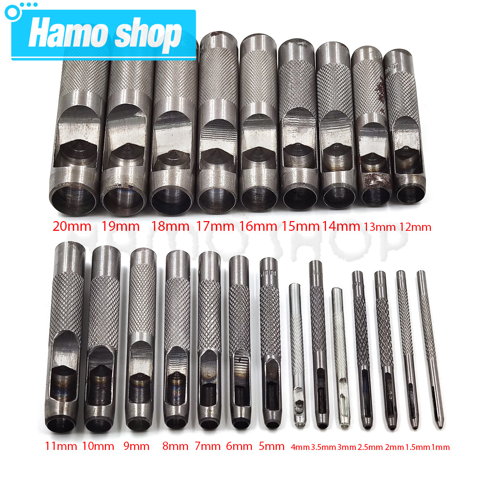Leatherwork Punch - 1.0mm-25mm All Size Pick Leather Tools