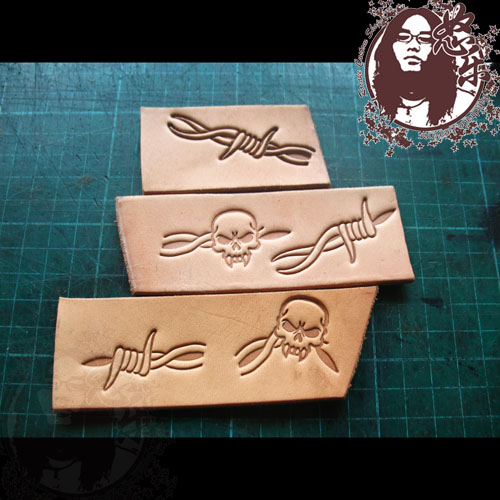 5pcs/set Skull Style Leather S - Leather Stamp Set recension och pris