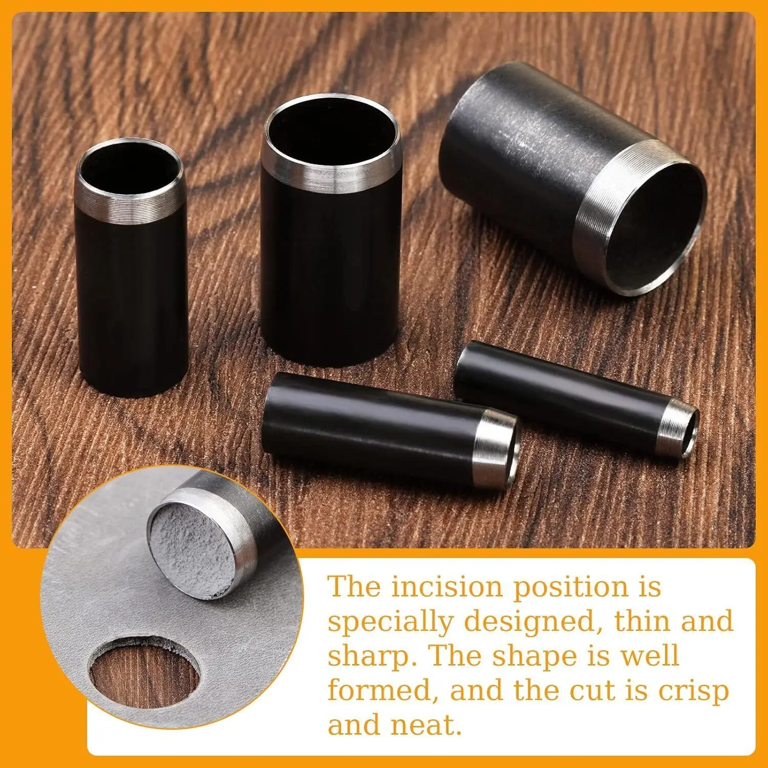 15Pcs Leather Circle Cutter To - Leatherwork Punch recension och pris