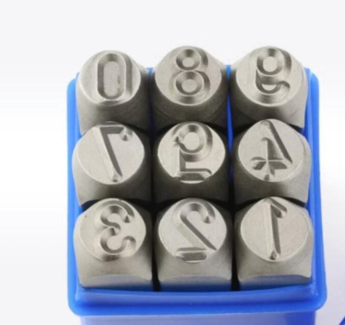Steel Die Metal Stamping kit P - Leather Stamp Set recension och pris