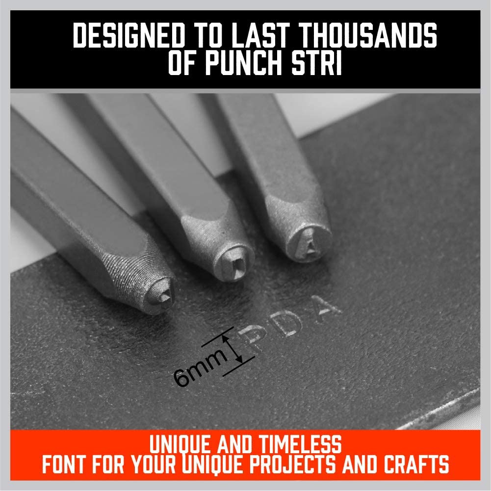 A68P-36-Piece 3Mm Number & Cap - Leather Stamp Set recension och pris