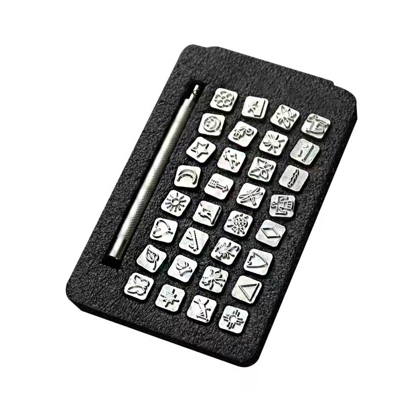 32pcs/set Steel Die Metal Stam - Leather Stamp Set recension och pris