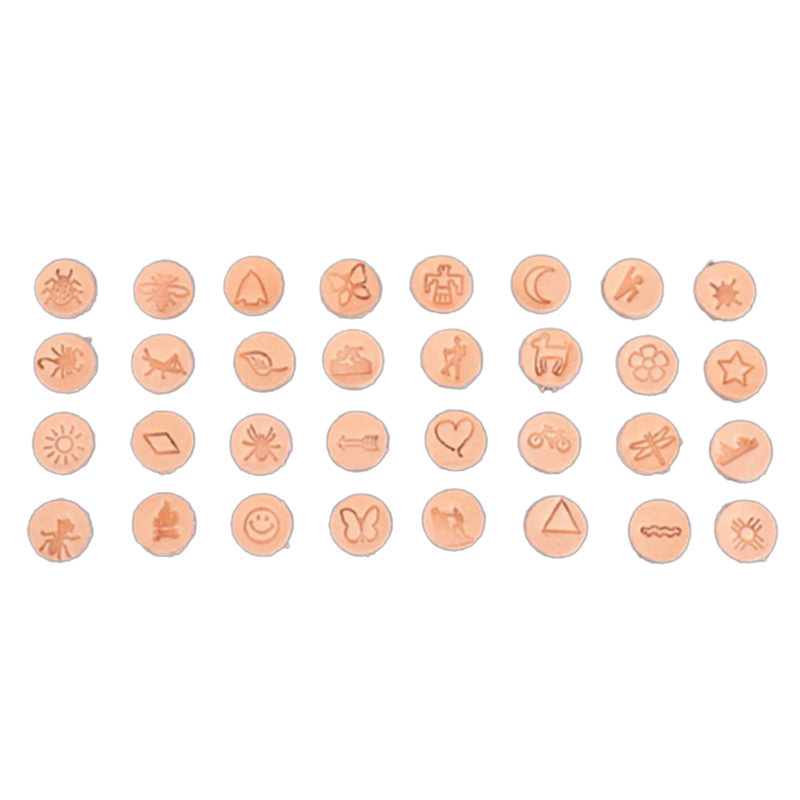 32pcs/set Steel Die Metal Stam - Leather Stamp Set recension och pris