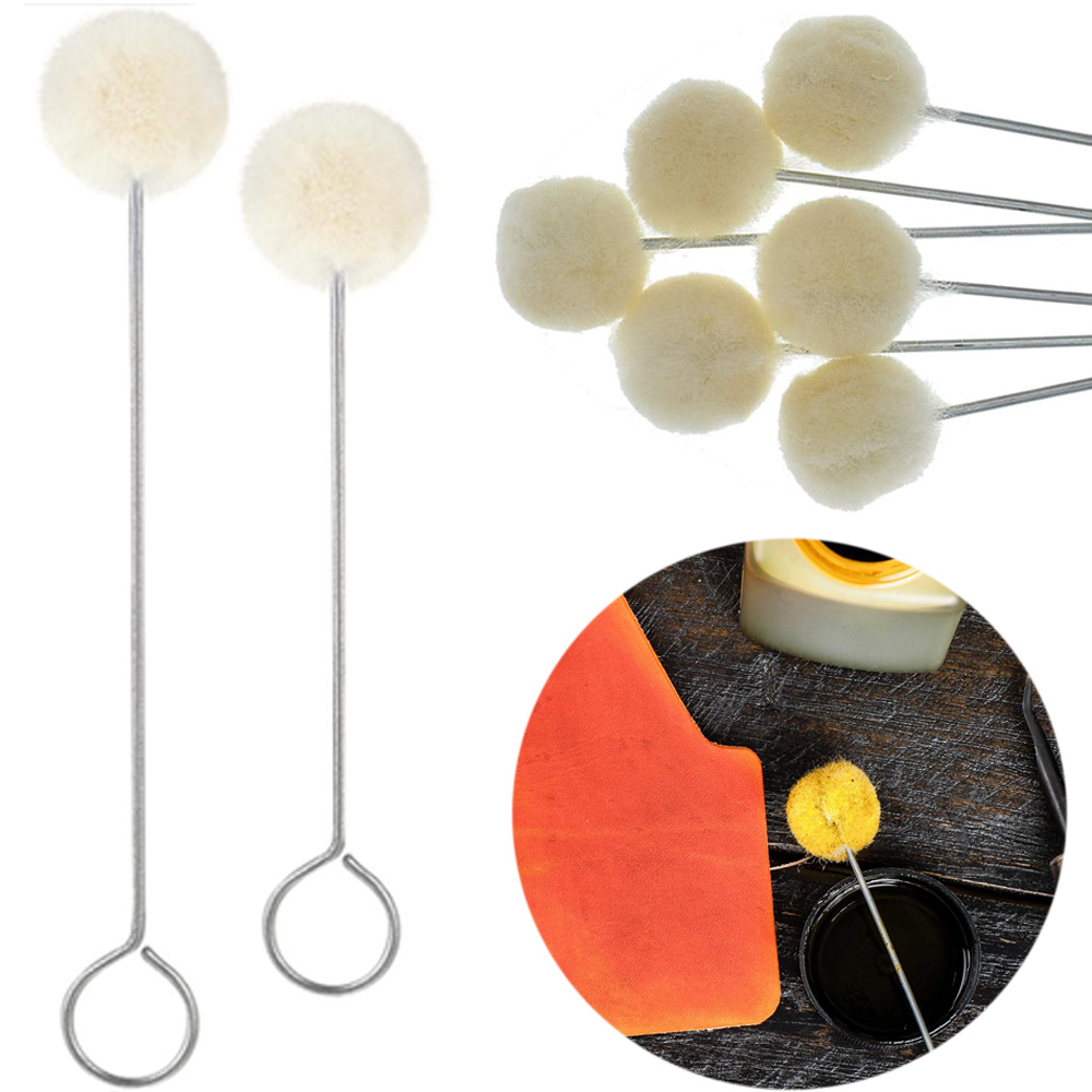 10/30pcs Leather Wool Balls Pa - Leather Dye Finish recension och pris