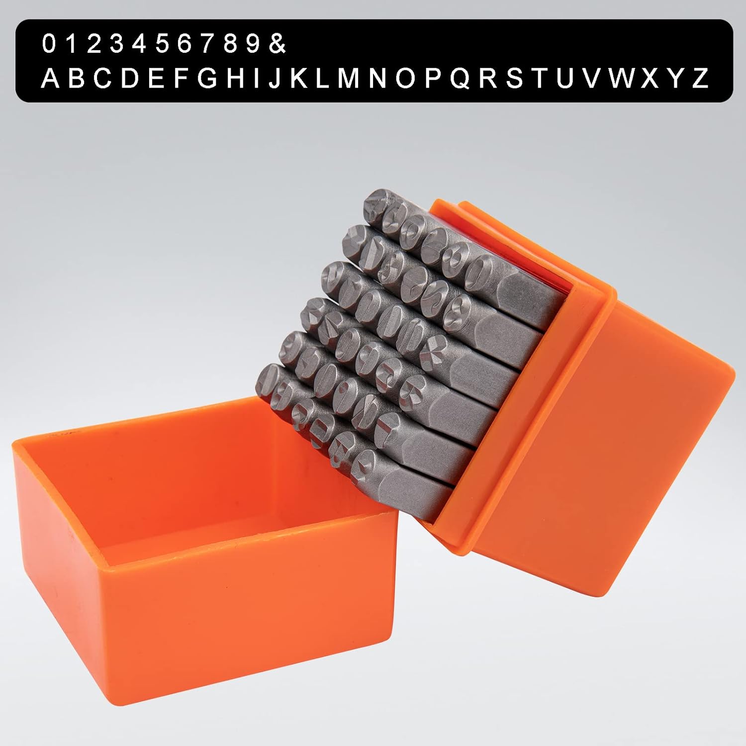 2-8mm 36pcs Alphabet Number Pr - Leather Stamp Set recension och pris