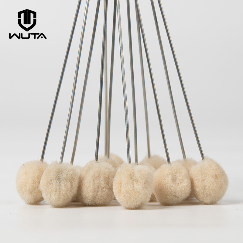 WUTA 20pcs/pack Natural Wool D - Leather Dye Finish recension och pris