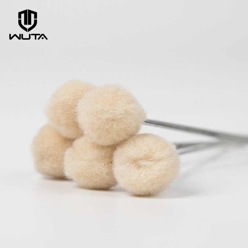 WUTA 20pcs/pack Natural Wool D - Leather Dye Finish recension och pris
