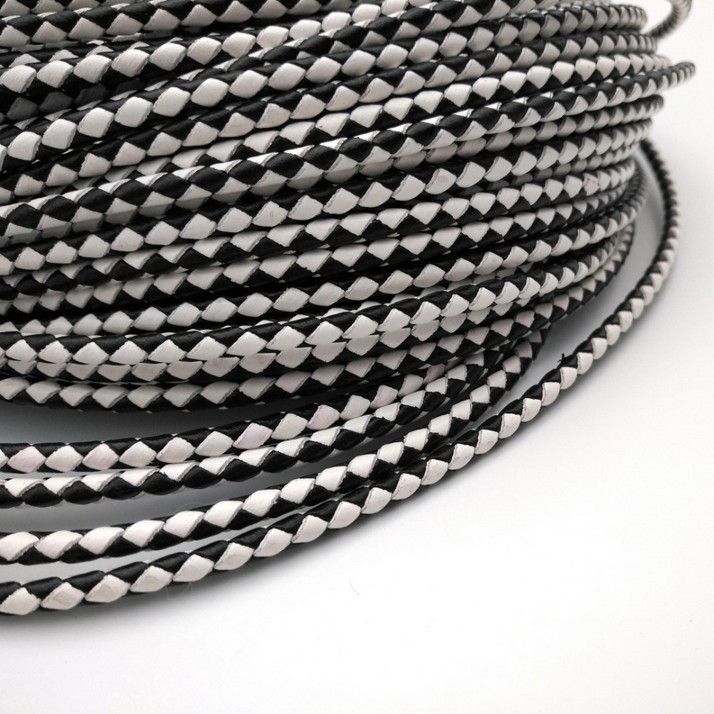 Aaazee 2 Yards 4mm Round Black - Leatherwork Jewelry recension och pris