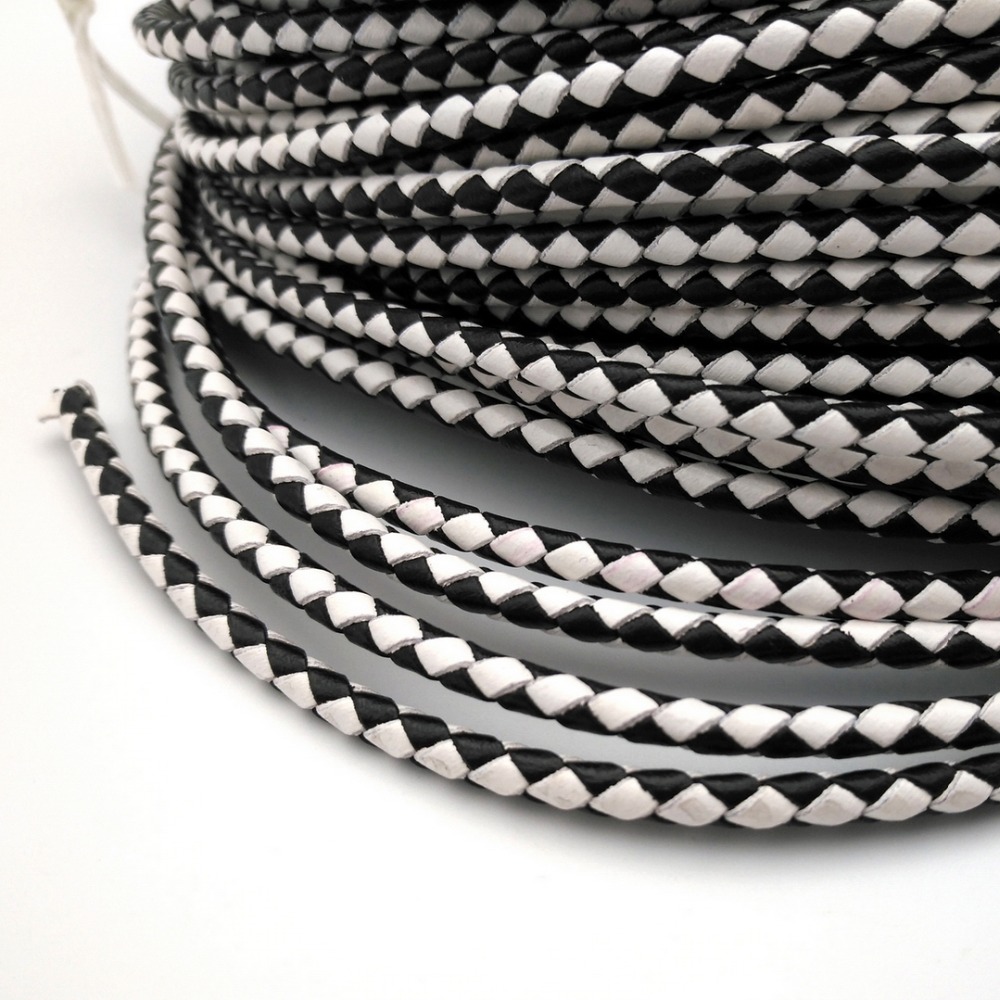 Aaazee 2 Yards 4mm Round Black - Leatherwork Jewelry recension och pris