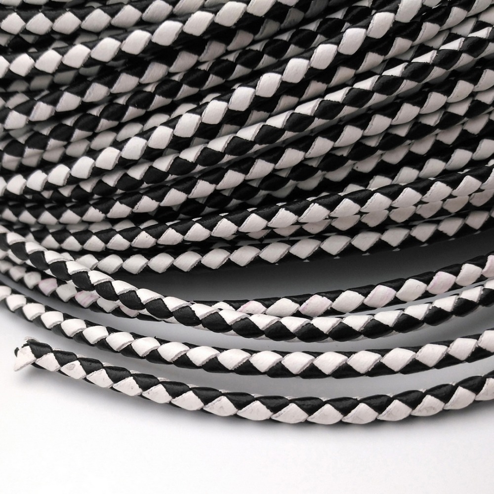 Aaazee 2 Yards 4mm Round Black - Leatherwork Jewelry recension och pris