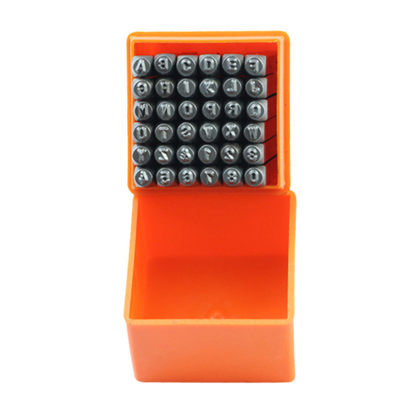 36 Pcs Punch Stainless Steel L - Leather Stamp Set recension och pris