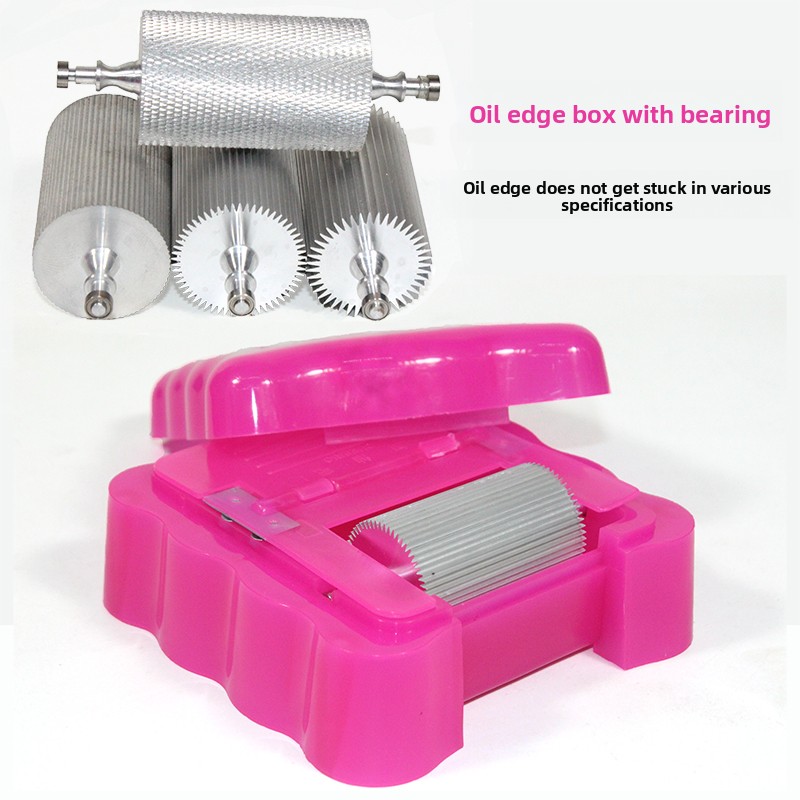 Edge Oiling Tool Various Speci - Leather Stamp Set recension och pris
