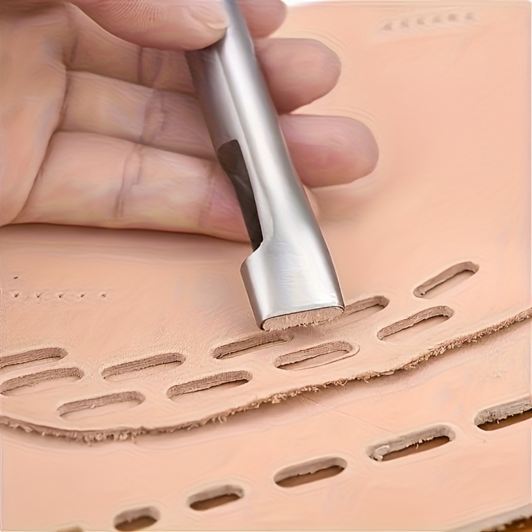 5pcs Leather Oblong Belt Hole  - Leatherwork Punch recension och pris
