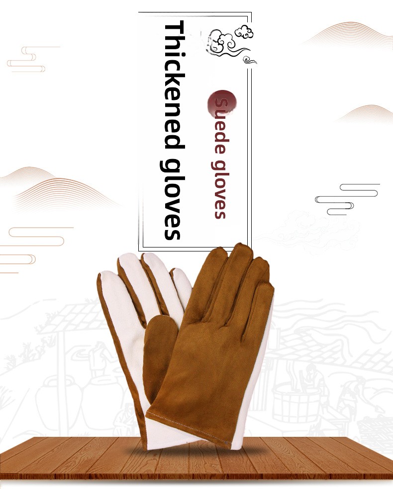 Suede Etiquette Gloves - Thick - Leatherwork Appreciation recension och pris