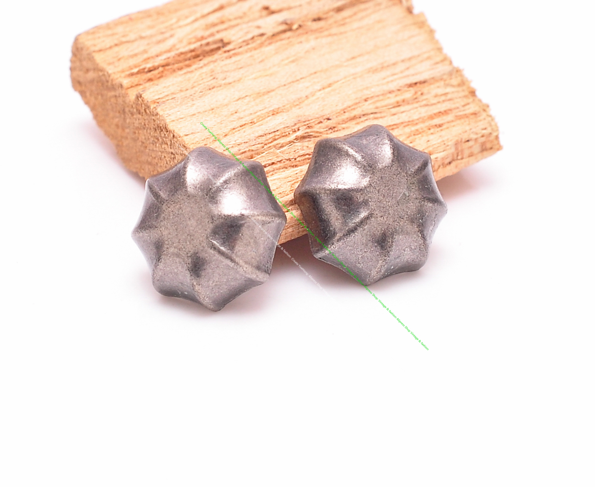 50Pcs Retro Silver Rosette Flo - Leatherwork Jewelry recension och pris