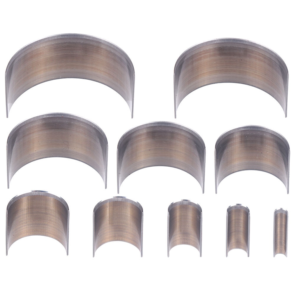 10pc/set Half Circle Punching  - Leather Stamp Set recension och pris