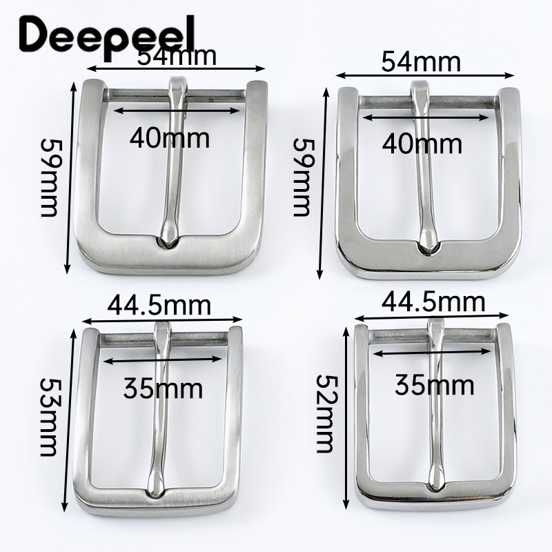 Deepeel 35/40mm Stainless Stee - Belt Buckle Blank recension och pris