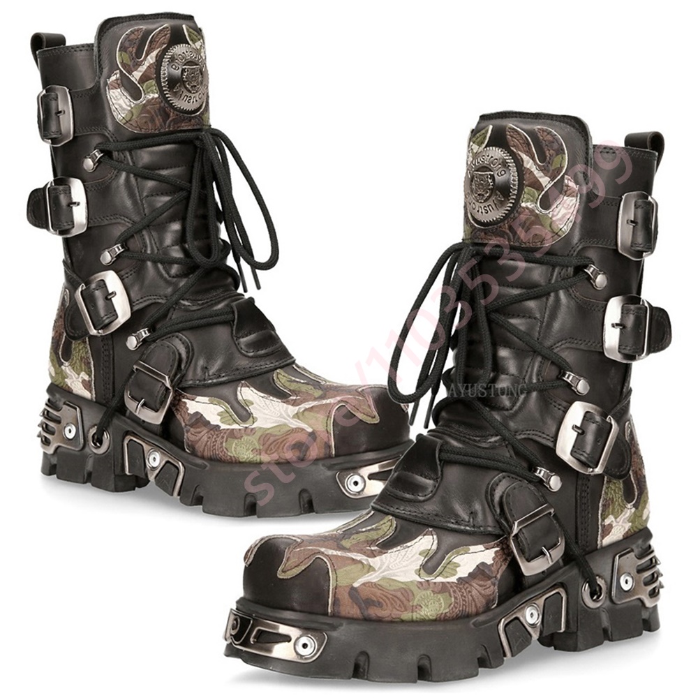 Punk Rock Camouflage Belt Buck - Belt Buckle Blank recension och pris
