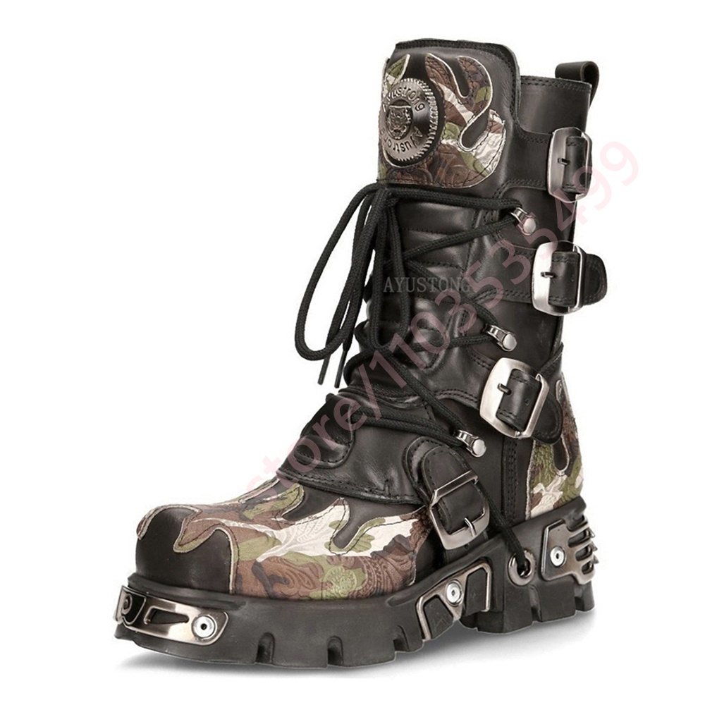 Punk Rock Camouflage Belt Buck - Belt Buckle Blank recension och pris