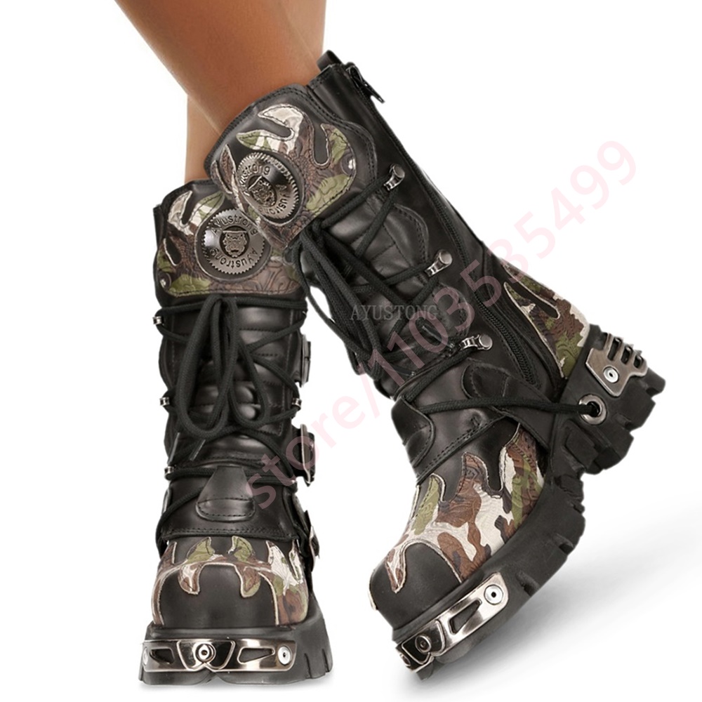 Punk Rock Camouflage Belt Buck - Belt Buckle Blank recension och pris