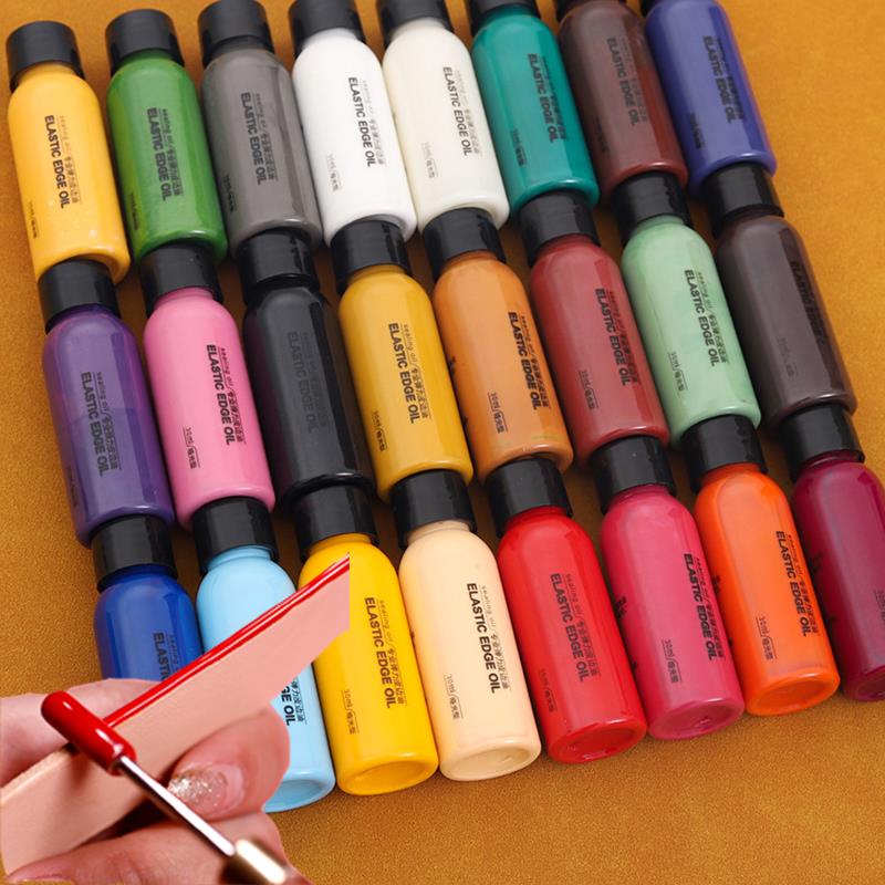 24 Color 30ml Leather Edge Pai - Leather Dye Finish recension och pris