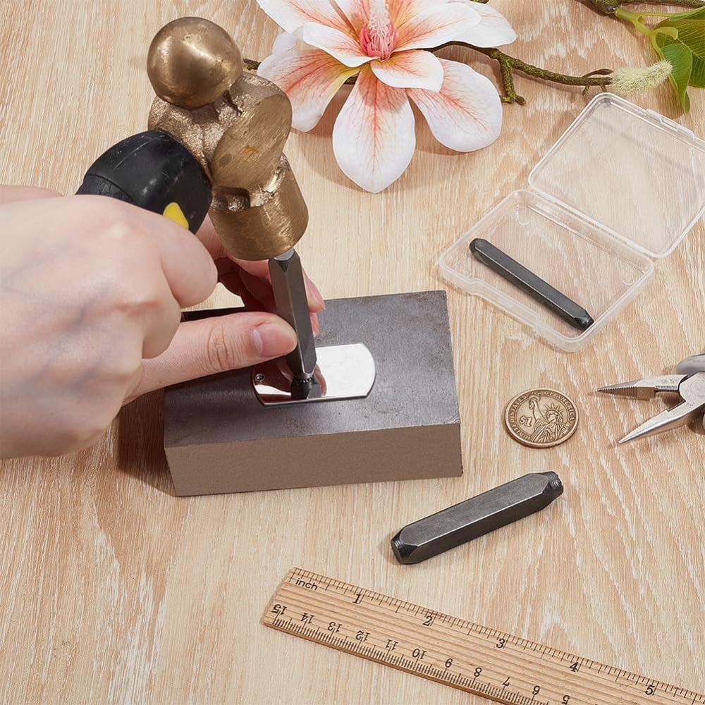3Pcs Metal Punch Stamp Heart M - Leatherwork Jewelry recension och pris