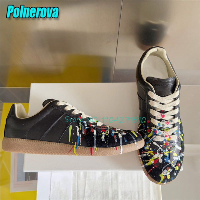 Summer Trendy Casual Sneakers  - Leather Dye Finish recension och pris