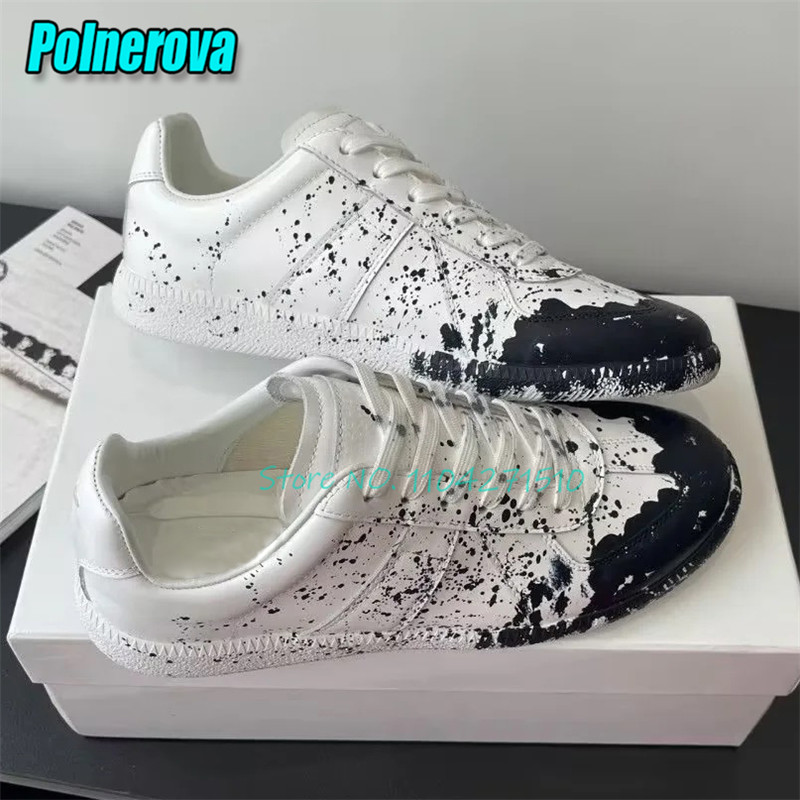 Summer Trendy Casual Sneakers  - Leather Dye Finish recension och pris