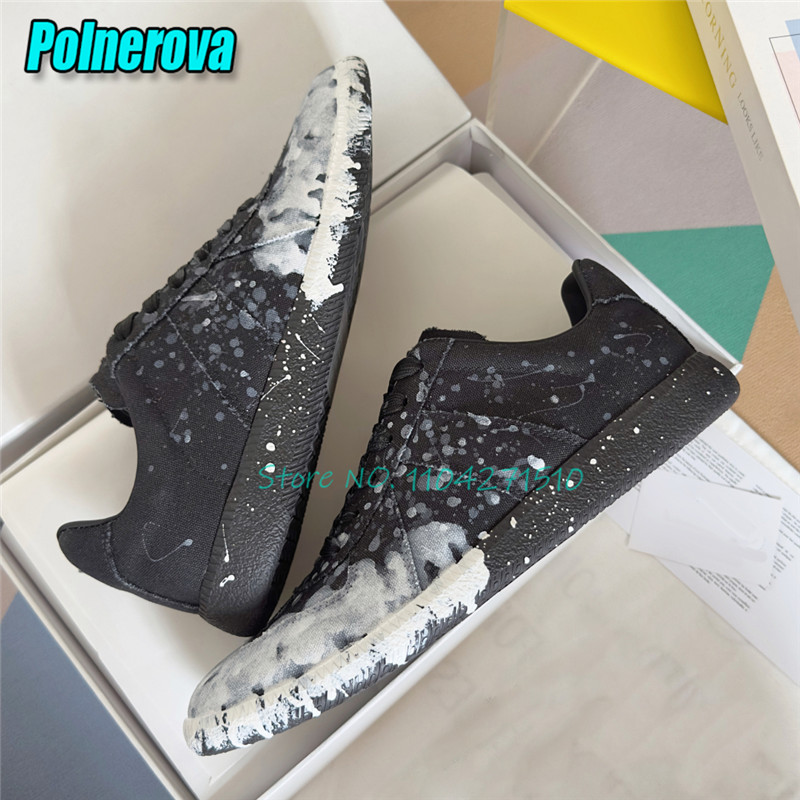 Summer Trendy Casual Sneakers  - Leather Dye Finish recension och pris