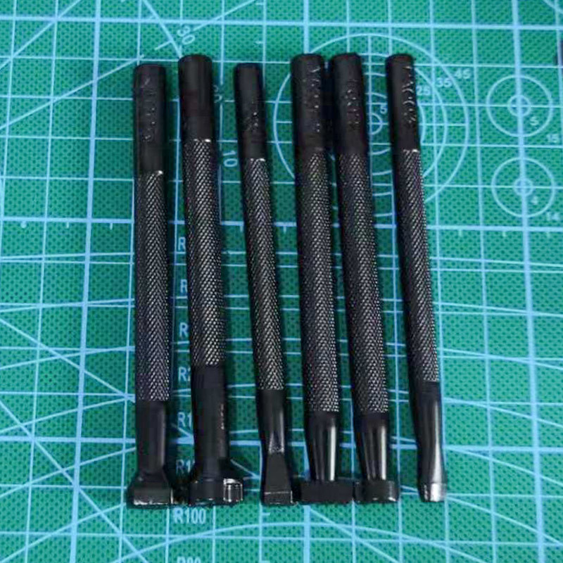 6Pcs Leather Printing Tool All - Leather Stamp Set recension och pris