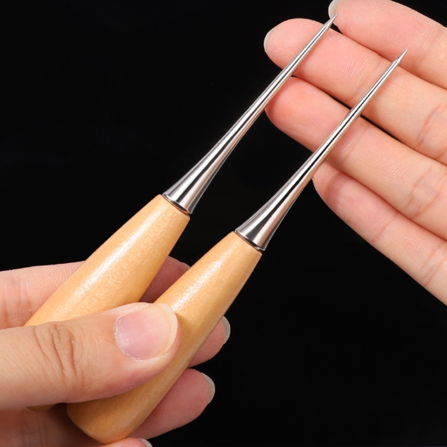 2pcs Leather Hand Stitching Aw - Leatherwork Punch recension och pris