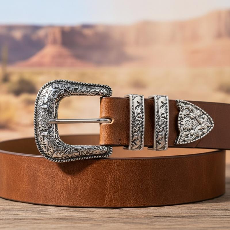 Three-Piece Belt Buckle Set Vi - Belt Buckle Blank recension och pris