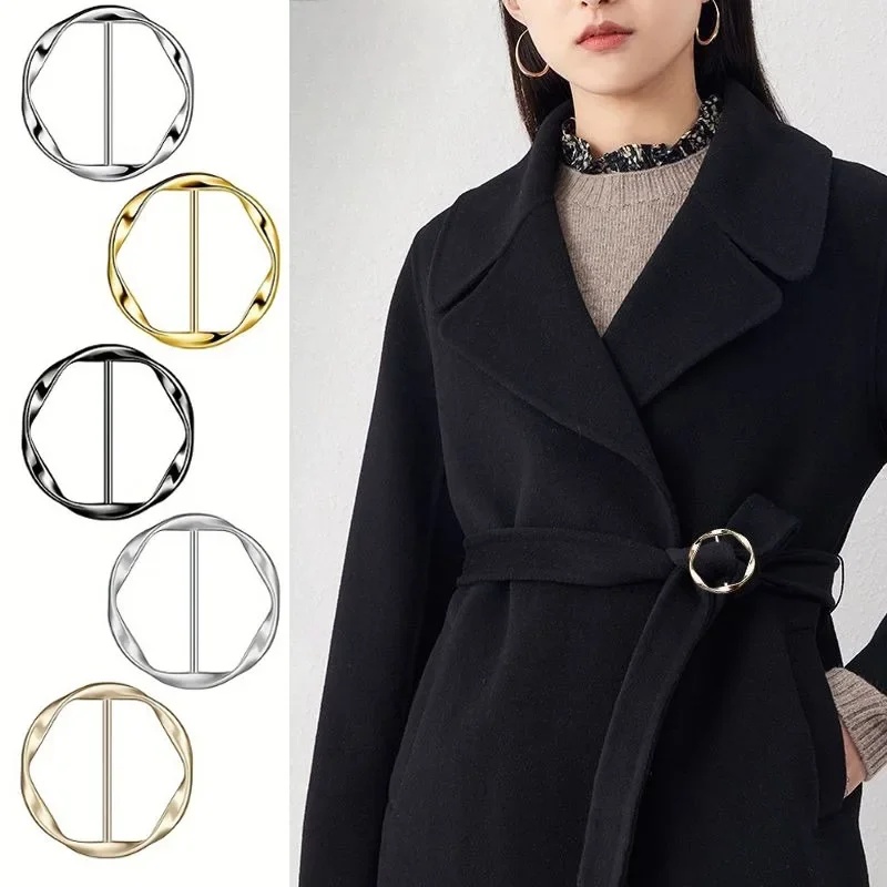 5pcs Fashion Metal Round Circl - Belt Buckle Blank recension och pris