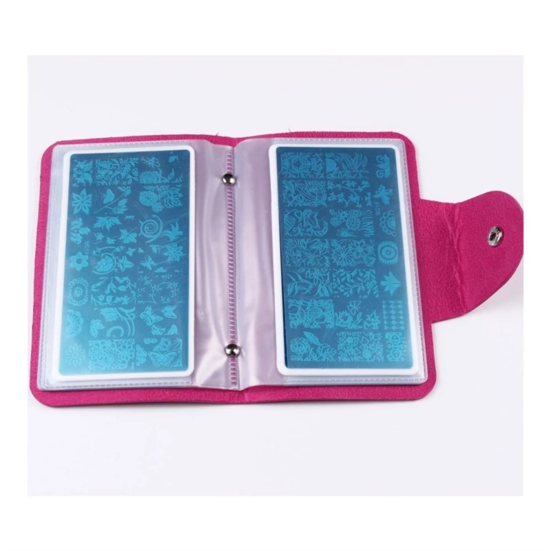 1Pcs Large Rectangular Nail Ar - Leather Stamp Set recension och pris