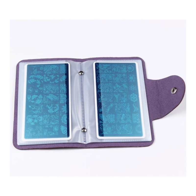1Pcs Large Rectangular Nail Ar - Leather Stamp Set recension och pris